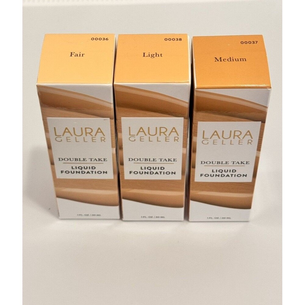 Laura Geller Double Take Liquid Foundation Full Size 1 oz BNIB Sealed